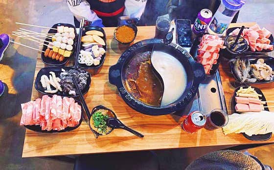 사천훠궈 (무한리필) 메뉴 사진(네이버)
