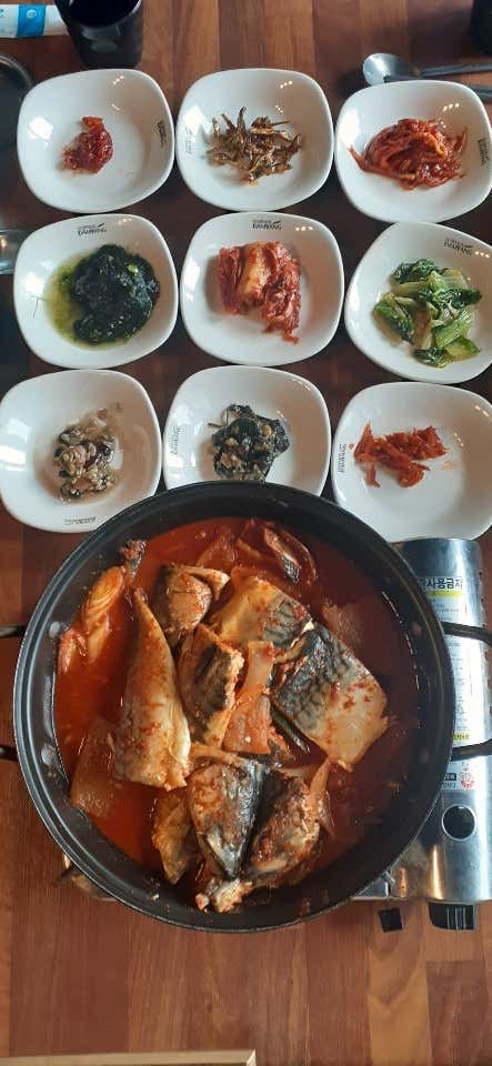 고등어조림정식 메뉴 사진(네이버)