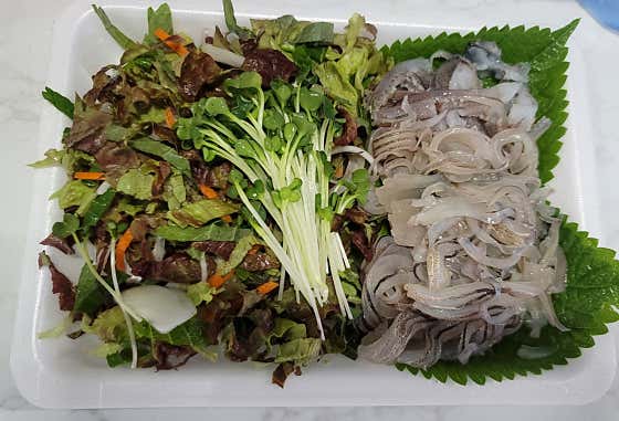 산오징어 메뉴 사진(네이버)