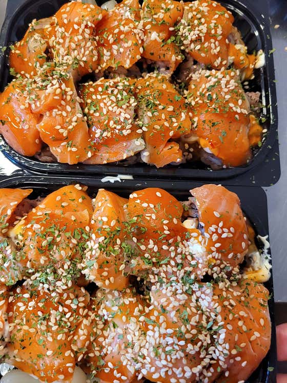 연어롤 메뉴 사진(네이버)