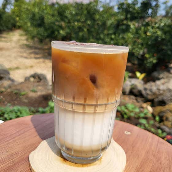 수제바닐라라떼 메뉴 사진(네이버)