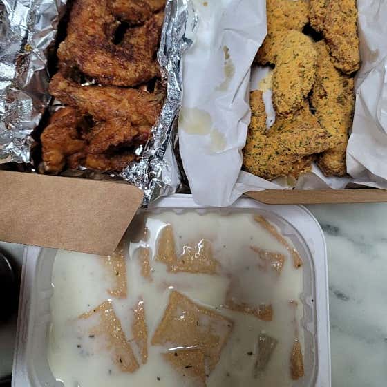 콤떡세트(콤보+국물떡볶이) 메뉴 사진(네이버)