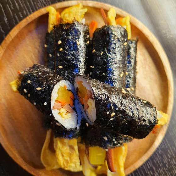 뚱꼬마김밥(5개) 메뉴 사진(네이버)