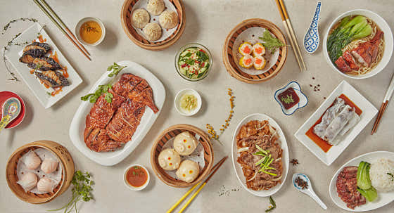 Food and drinks at Dim Dim Sum Lotte World Mall