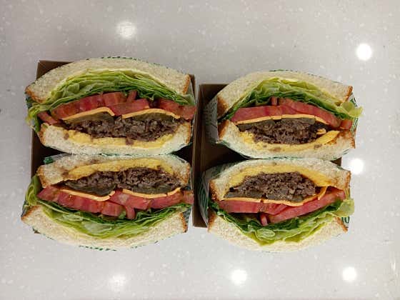 불고기 샌드위치 메뉴 사진(네이버)