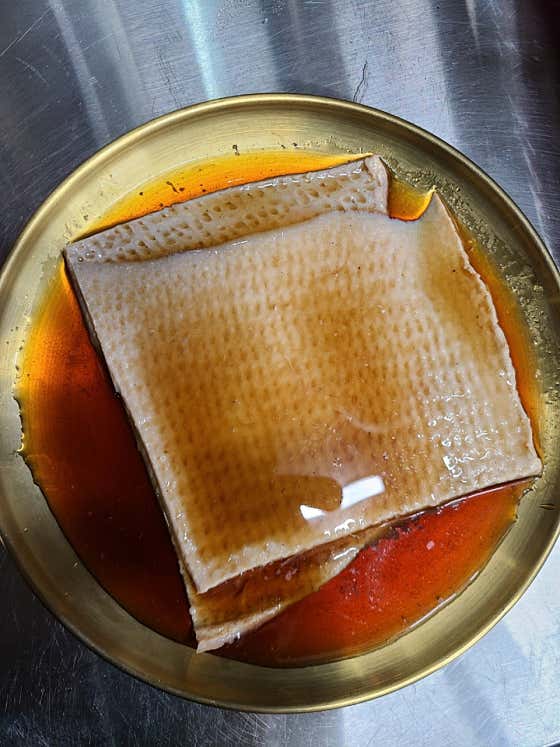 돼지껍데기 메뉴 사진(네이버)