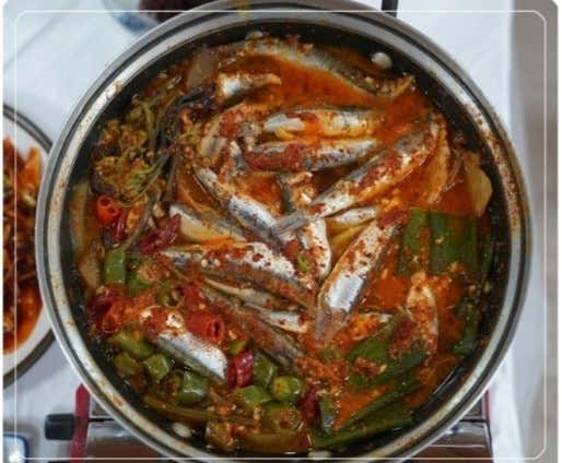 멸치쌈밥 메뉴 사진(네이버)