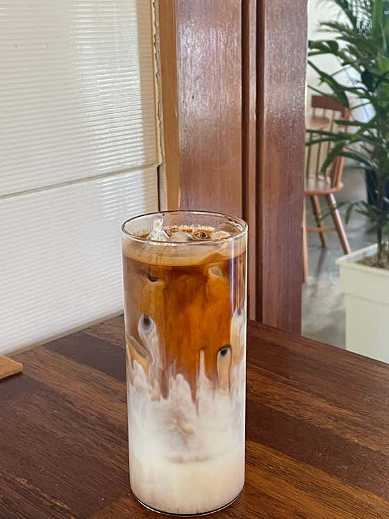 고소라떼 메뉴 사진(네이버)