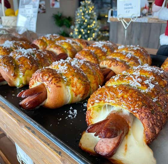 바질 치즈 소세지 베이크 메뉴 사진(네이버)