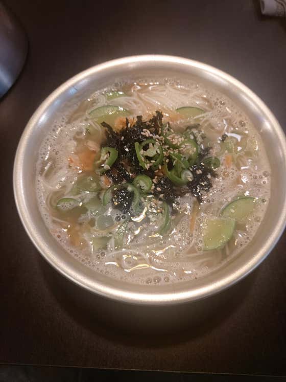 멸치국수 메뉴 사진(네이버)