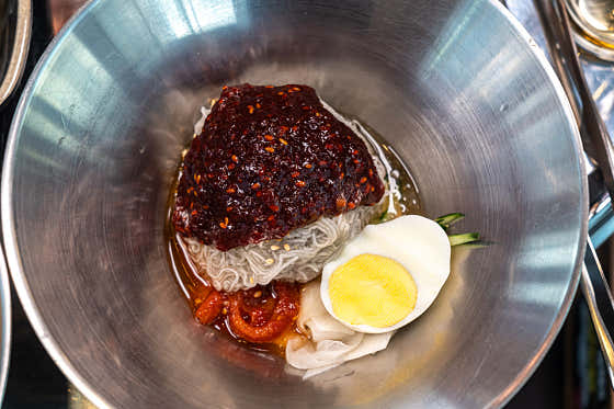 후식냉면(물/비빔) 메뉴 사진(네이버)