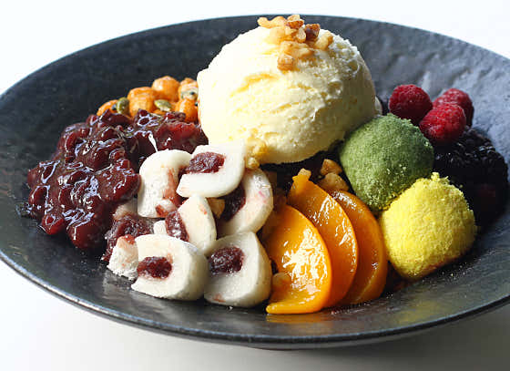 시그니처 수제팥빙수 메뉴 사진(네이버)