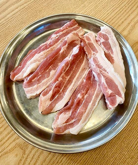 삼겹살 메뉴 사진(네이버)