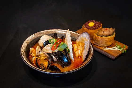 제주 곶 조개라면 메뉴 사진(네이버)
