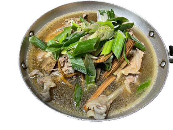 토종 한방백숙(죽포함) 메뉴 사진(네이버)