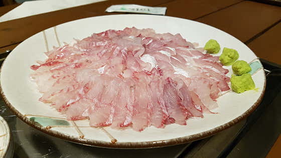 쏘가리회 메뉴 사진(네이버)