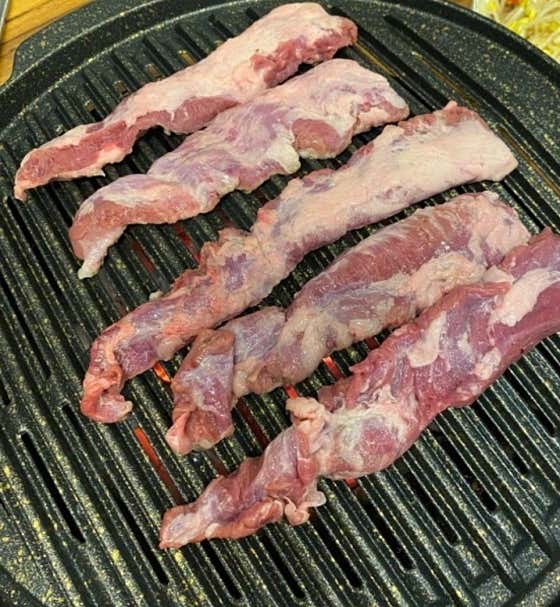 흑돼지갈매기살(200g) 메뉴 사진(네이버)