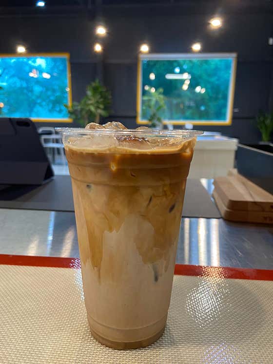 바닐라 라떼(수제) 메뉴 사진(네이버)