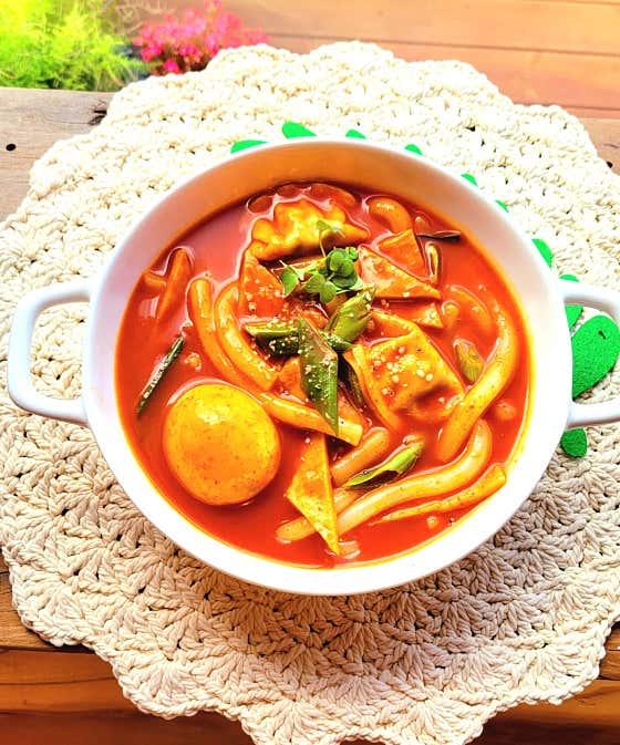 매콤 쌀 떡볶이 메뉴 사진(네이버)