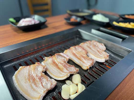 ❤️제주산 명품 흑돼지오겹살(130g 메뉴 사진(네이버)
