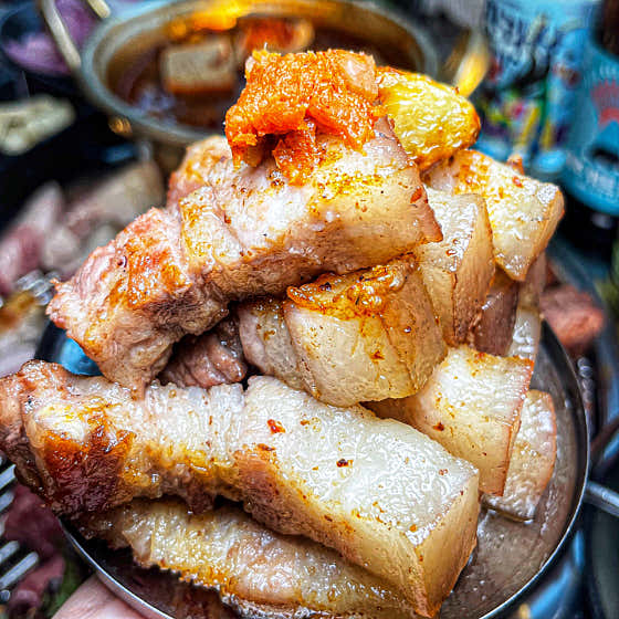 열정돈 600g 메뉴 사진(네이버)