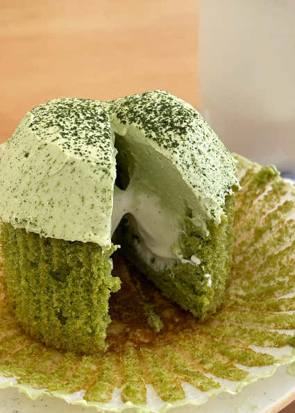 녹차숲 Matcha Cupcake 메뉴 사진(네이버)