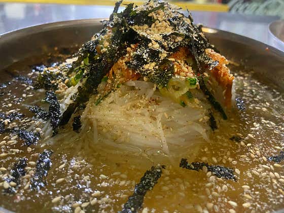 냉/온국수 메뉴 사진(네이버)