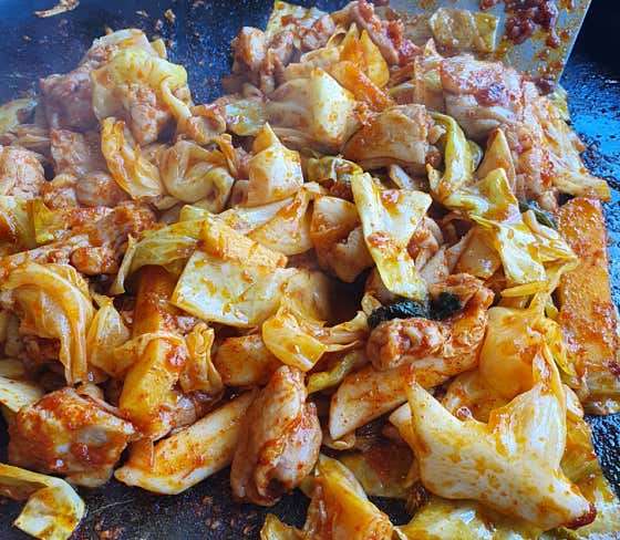춘천닭갈비 메뉴 사진(네이버)