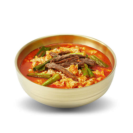 순두부육개장 메뉴 사진(네이버)