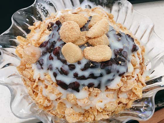 눈꽃팥빙수 M 메뉴 사진(네이버)
