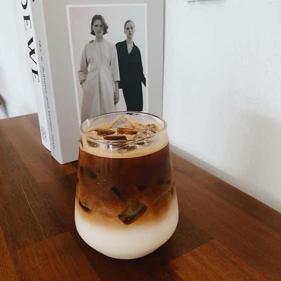 연유라떼 메뉴 사진(네이버)