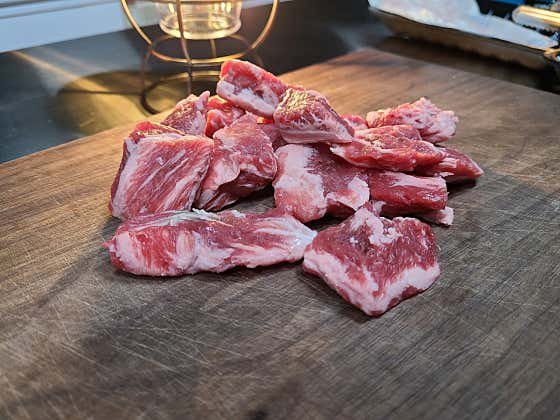 소갈비살 100g 메뉴 사진(네이버)