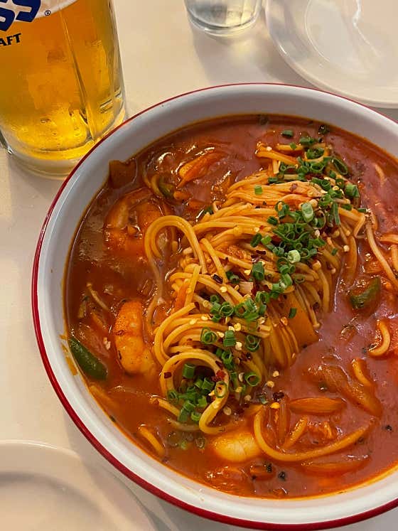 토마토국물파스타 메뉴 사진(네이버)