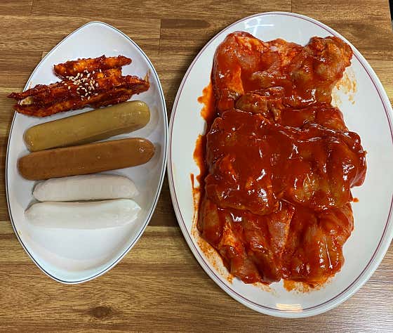모듬바베큐 메뉴 사진(네이버)