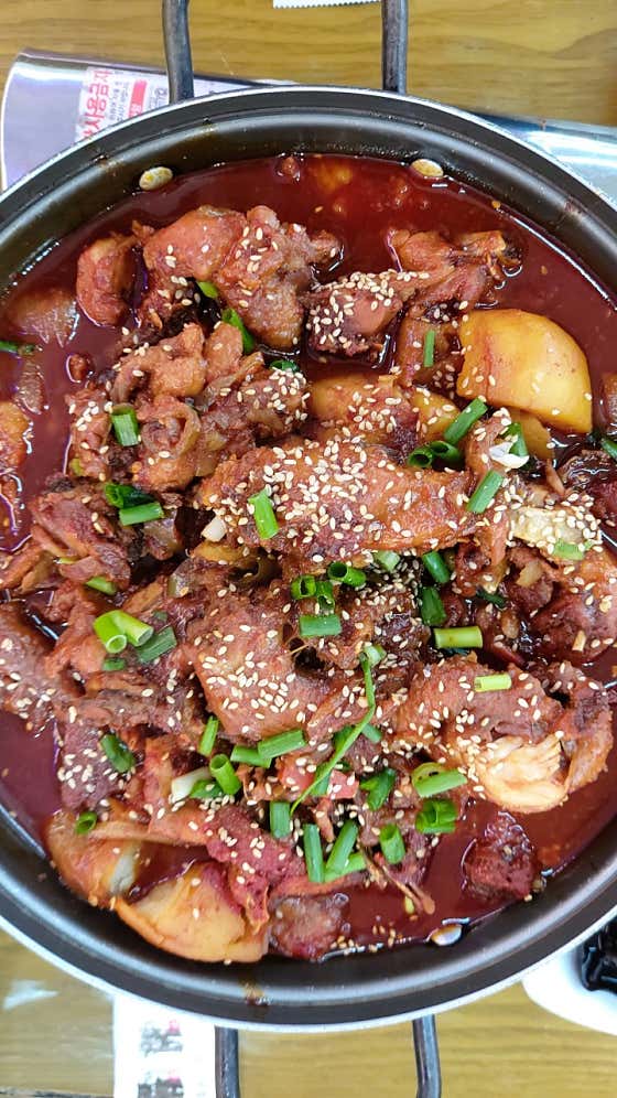 닭도리탕 메뉴 사진(네이버)
