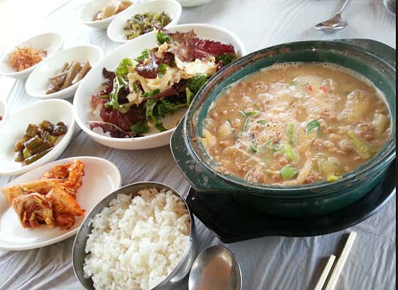 청국장 메뉴 사진(네이버)