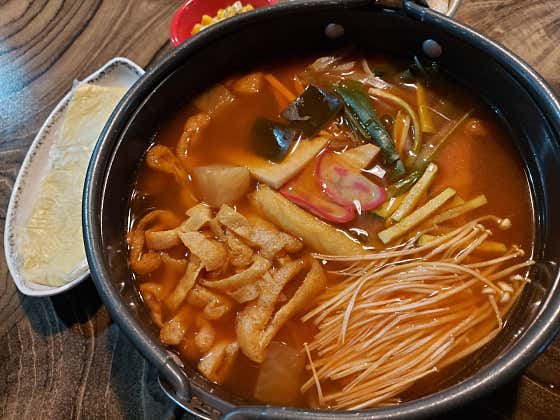 김치오뎅탕(수제비) 메뉴 사진(네이버)