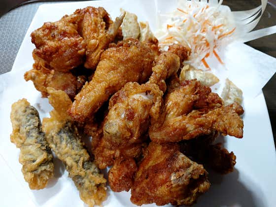 수제후라이드치킨 메뉴 사진(네이버)