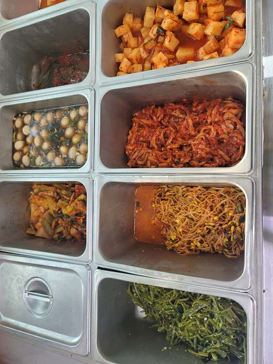 한식뷔페 메뉴 사진(네이버)