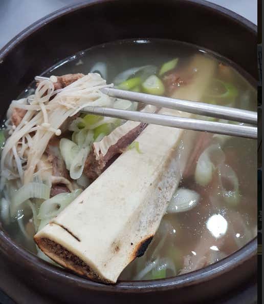 갈비탕 메뉴 사진(네이버)