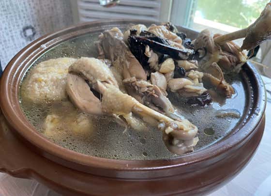 자연산 능이 토종 백숙 메뉴 사진(네이버)