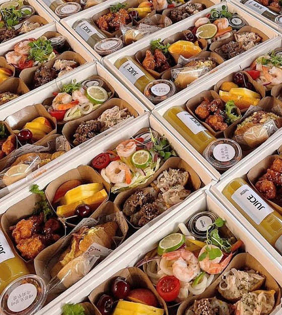 세미식사케이터링박스 메뉴 사진(네이버)