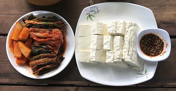 손두부김치 메뉴 사진(네이버)