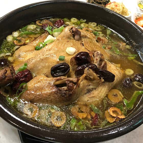 오리백숙 메뉴 사진(네이버)