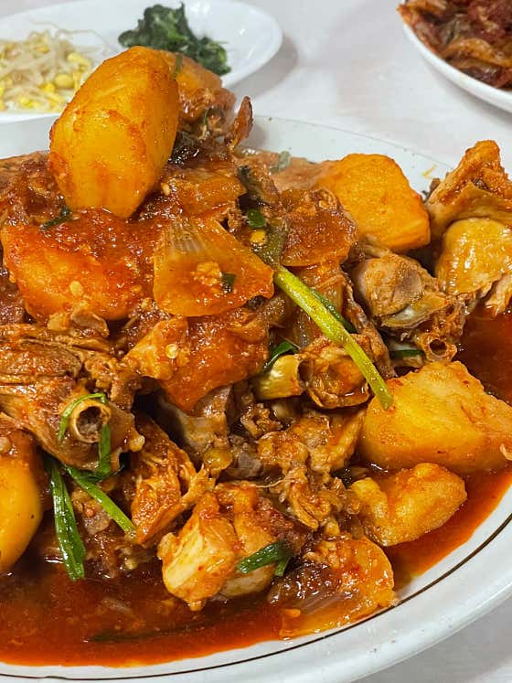 닭도리탕 메뉴 사진(네이버)