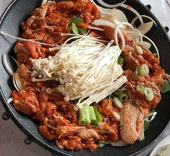 닭불고기 메뉴 사진(네이버)