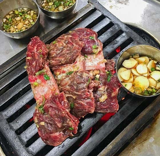 양념소갈비 메뉴 사진(네이버)