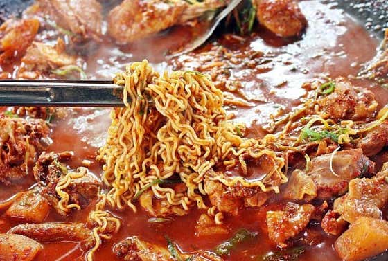 라면사리 메뉴 사진(네이버)
