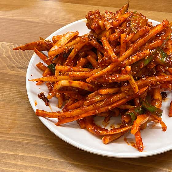 오징어무침 메뉴 사진(네이버)