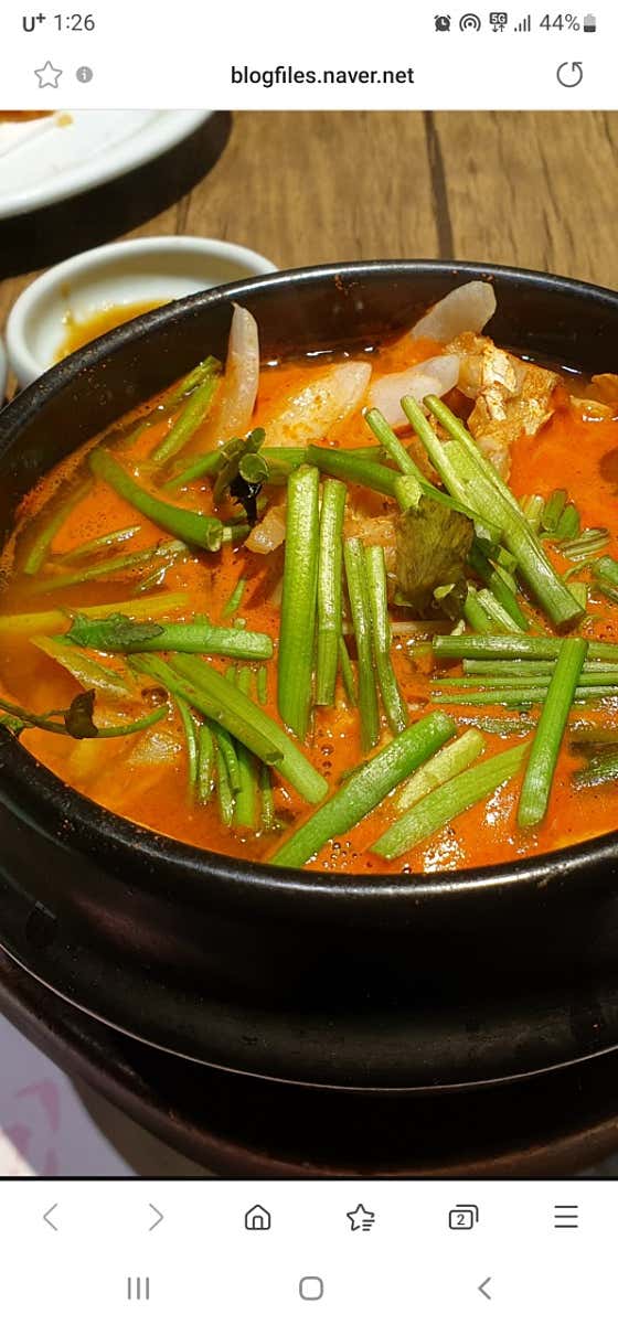 생우럭탕 메뉴 사진(네이버)
